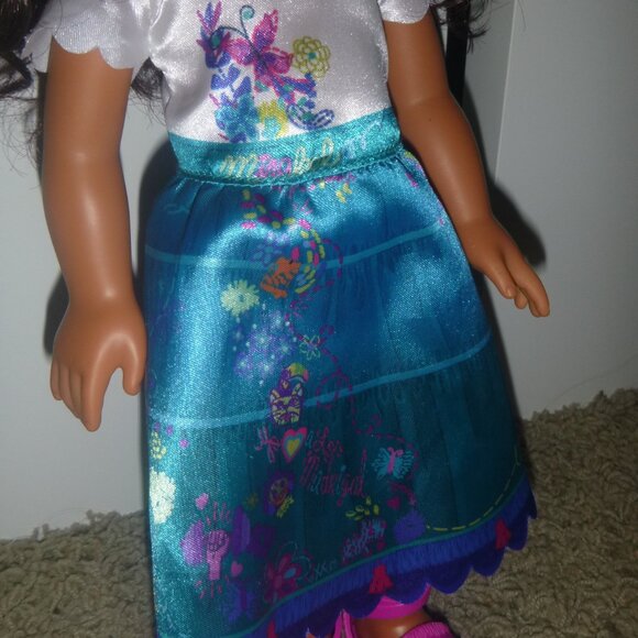 Disney Encanto Mirabel Madrigal Jakks Pacific Baby Doll 13" Plastic Moveable - Picture 3 of 7